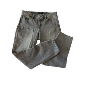 Talbots Flawless Five Pocket Slim Ankle Jeans Size 4 | Medium Blue Stretch Denim